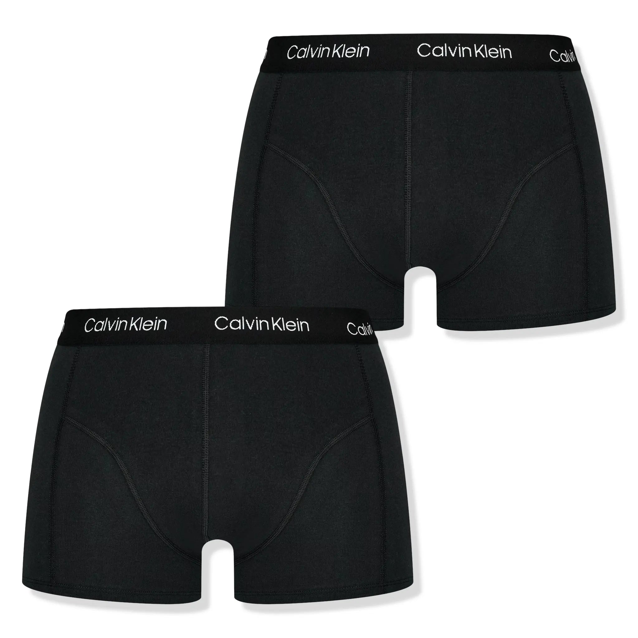Pack view of Calvin Klein 2 Pack Black Trunks